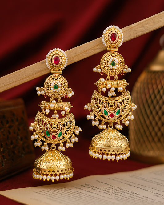 Falguni Premium Gold Jhumki