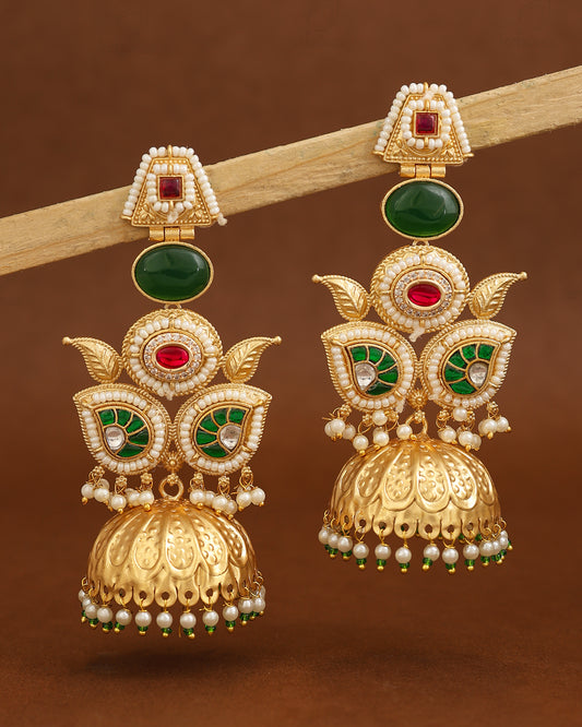 Nayantara Premium Gold Jhumki