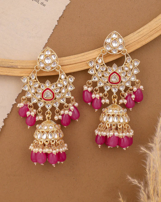 Ashima Kundan Jhumki Earrings