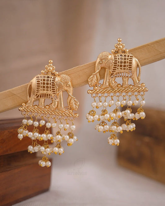 Gajraj Premium Gold Danglers