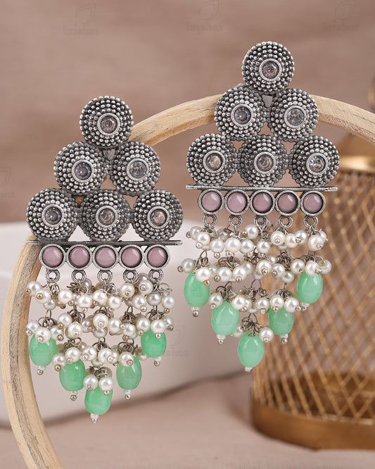 Trishna Ethnic Dangler Earrings