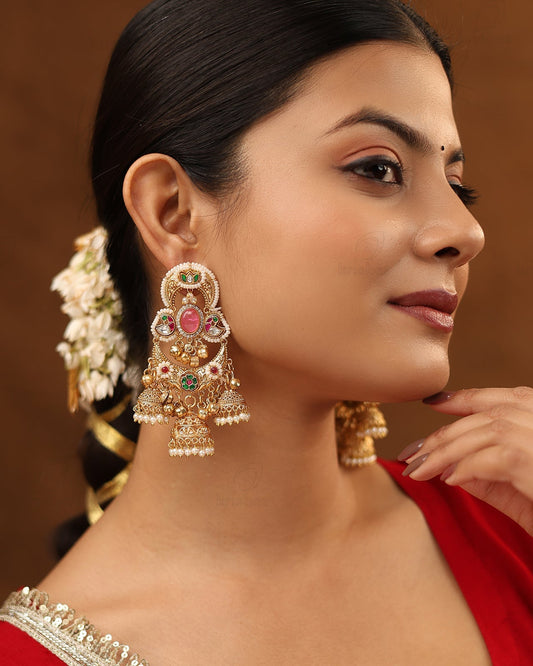 Noorani Premium Gold Jhumki