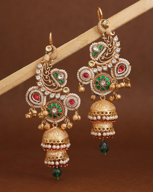 Mormantra Premium Earcuff Jhumki