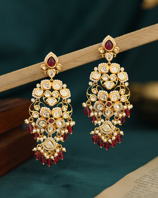Kaveri 22k Gold Plated Dangler