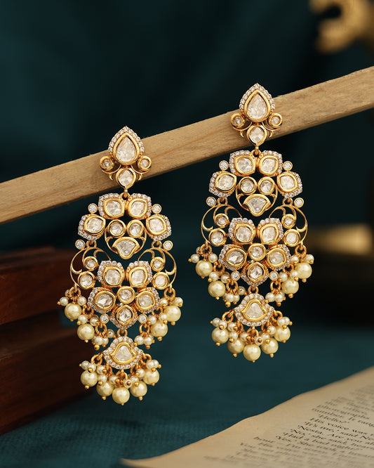 Kaveri 22k Gold Plated Dangler