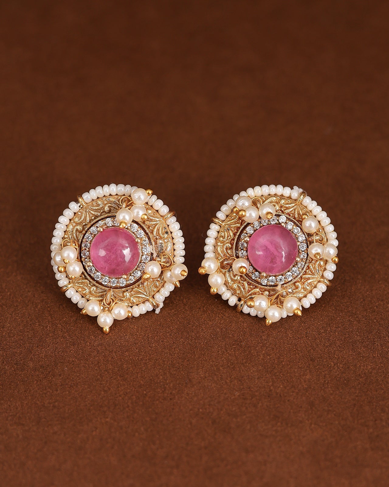 Heer Premium Gold Studs