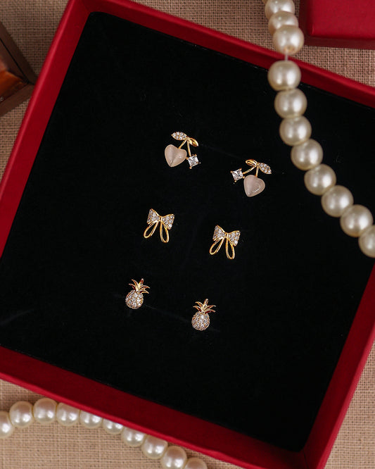 Yumico Fashionable Earrings Combo