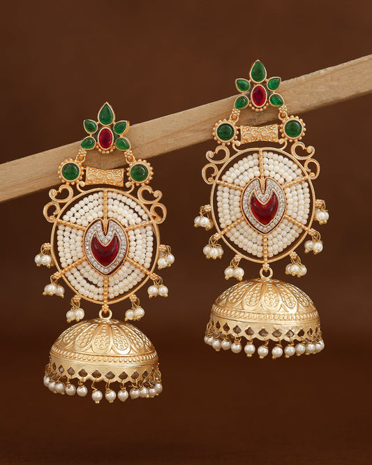 Ananta Gold Jhumki Earrings