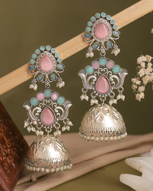Pragya Long Jhumki Earrings