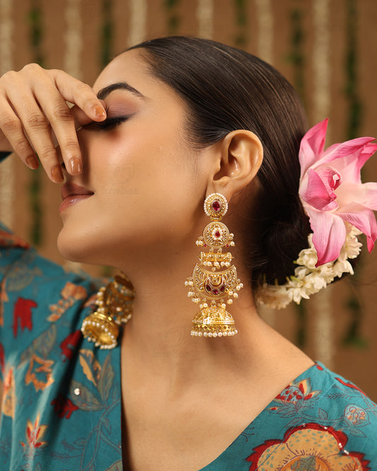 Falguni Premium Gold Jhumki