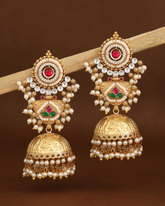 Samantha Premium Gold Jhumki