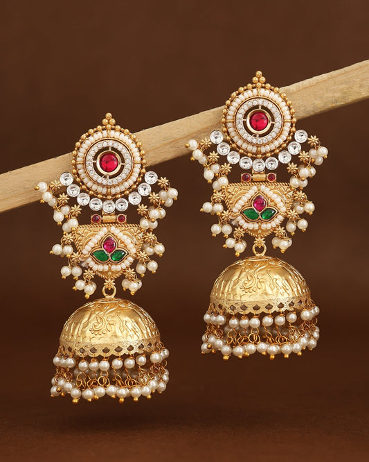 Samantha Premium Gold Jhumki