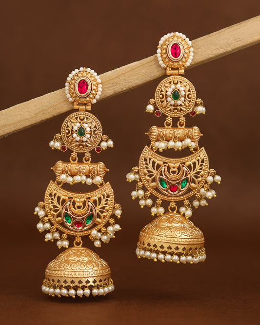 Falguni Premium Gold Jhumki