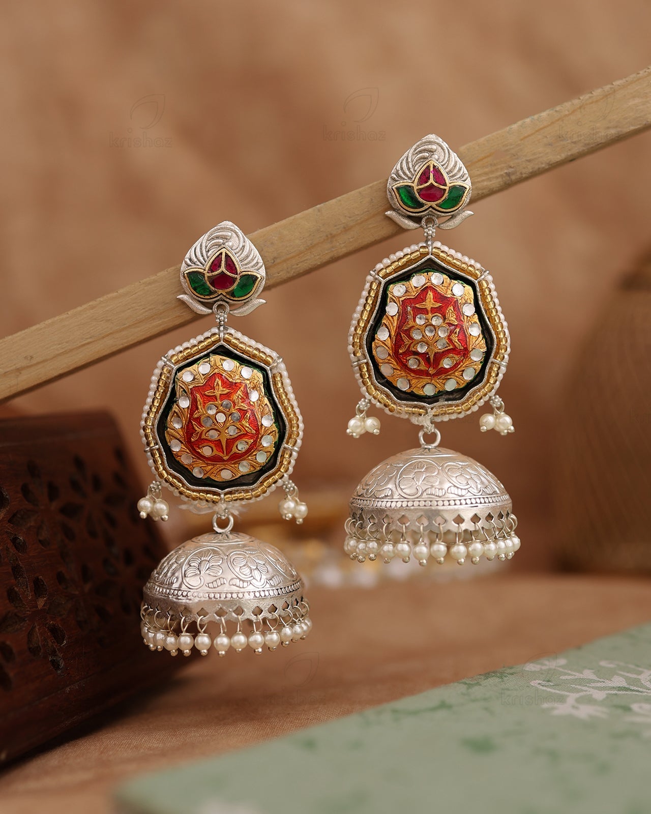 Suramya Premium Jhumki Earrings