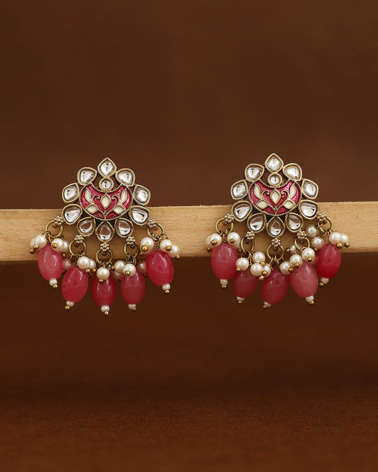 Palak Kundan Studs-M