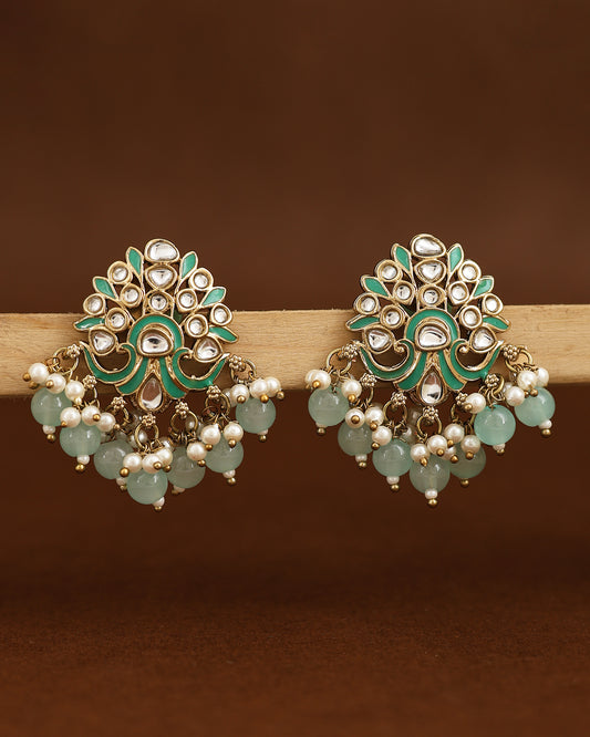Ridhah Kundan Studs-M