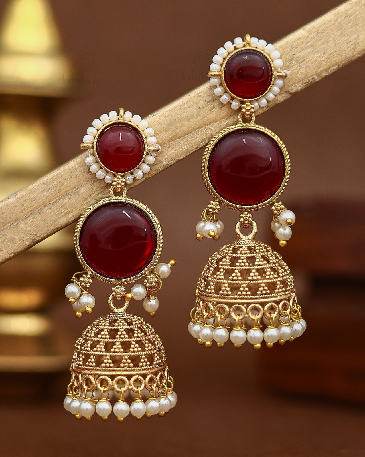 Pranjal Jhumki Earrings