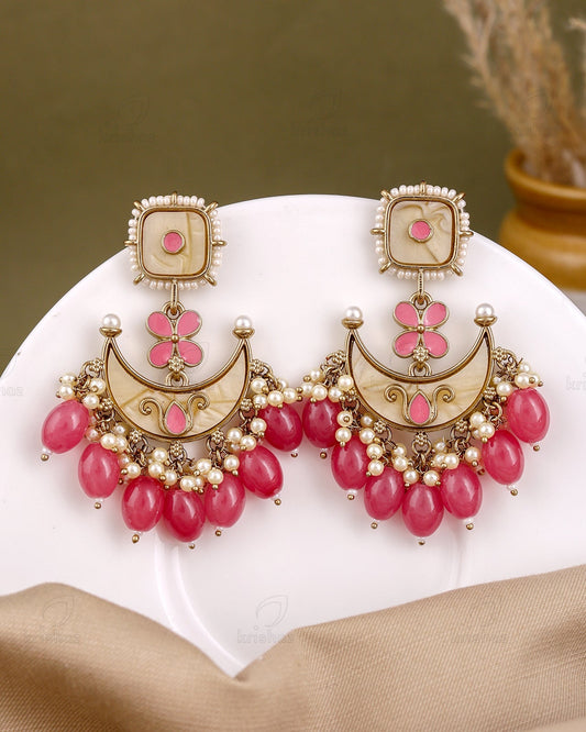 Purnima Kundan Dangler Earrings