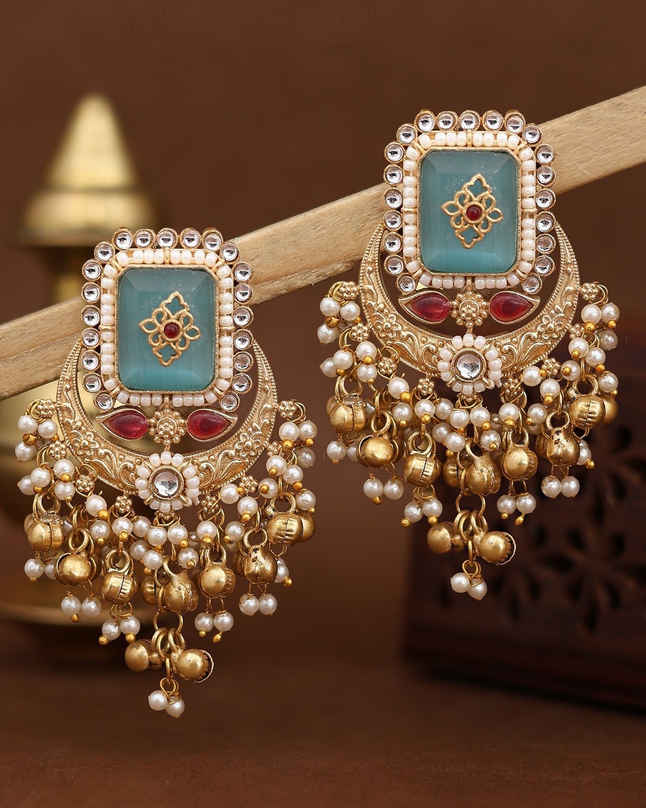 Chandrika Premium Gold Studs
