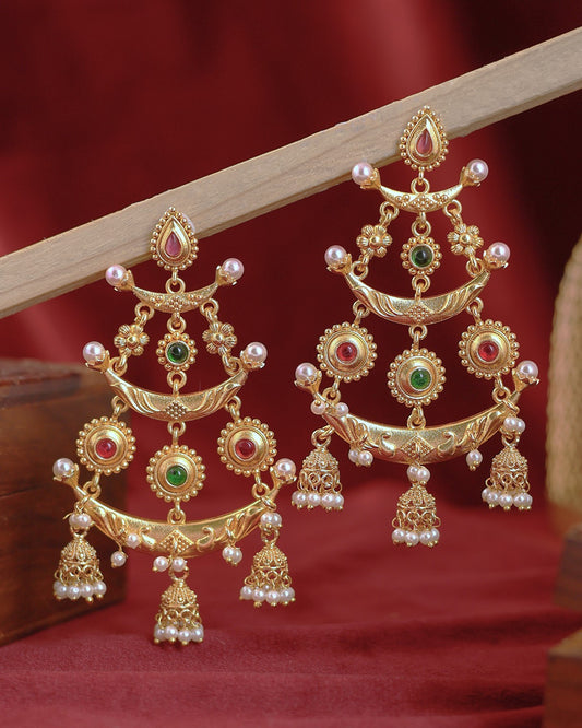 Kshitija Premium Gold Danglers