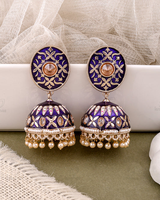 Rukmani Kundan Jhumki-M