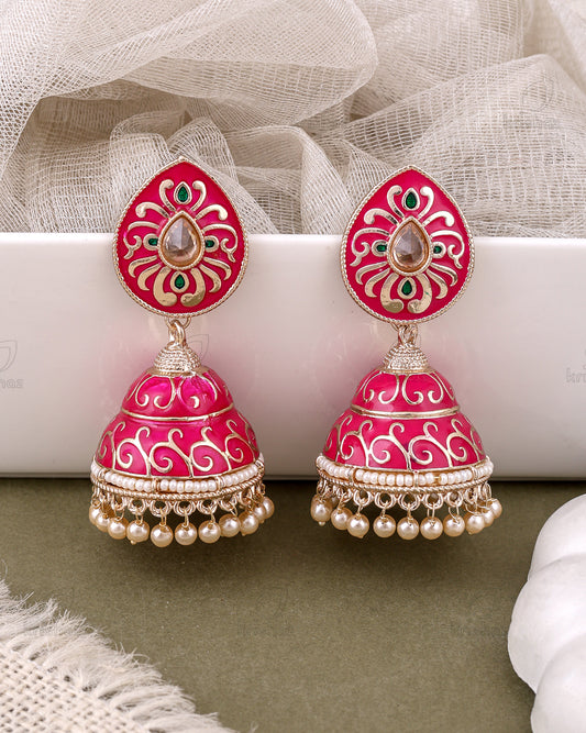 Alisha Kundan Jhumki-M