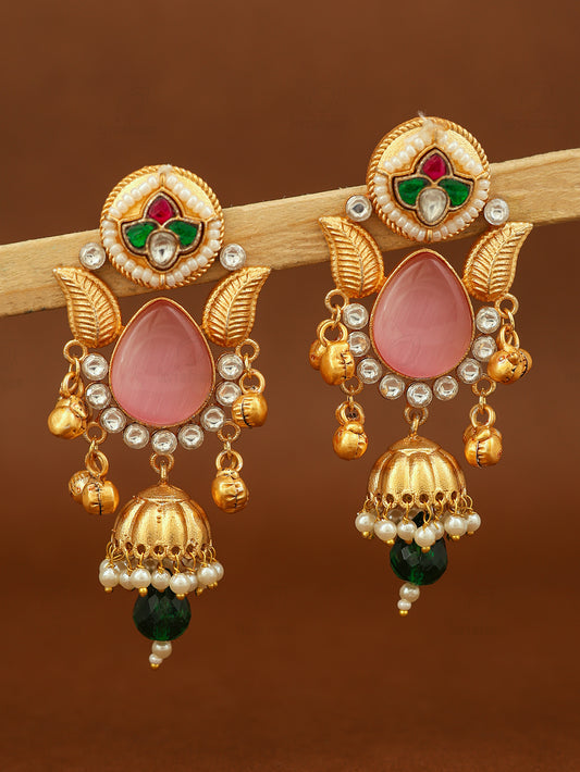 sreejitha Premium Gold Jhumki