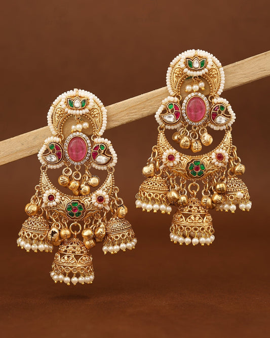 Noorani Premium Gold Jhumki