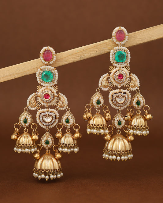 Rajeshwari Premium Gold Jhumki