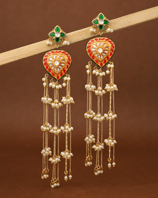 Heritage Fusion Kashmiri Danglers