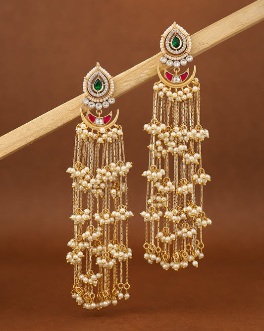 Karishma Kashmiri Gold Dangler
