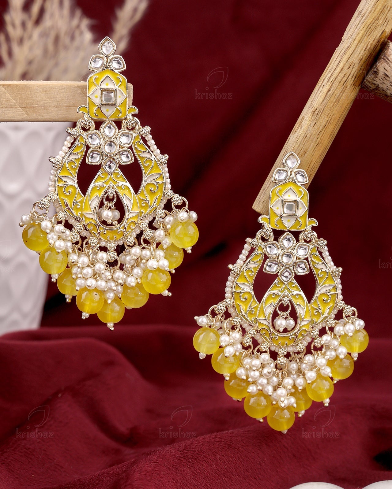Sheetal Kundan Danglers-M