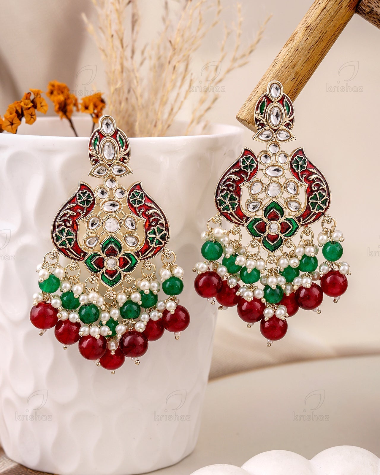 Sreena Kundan Danglers-M
