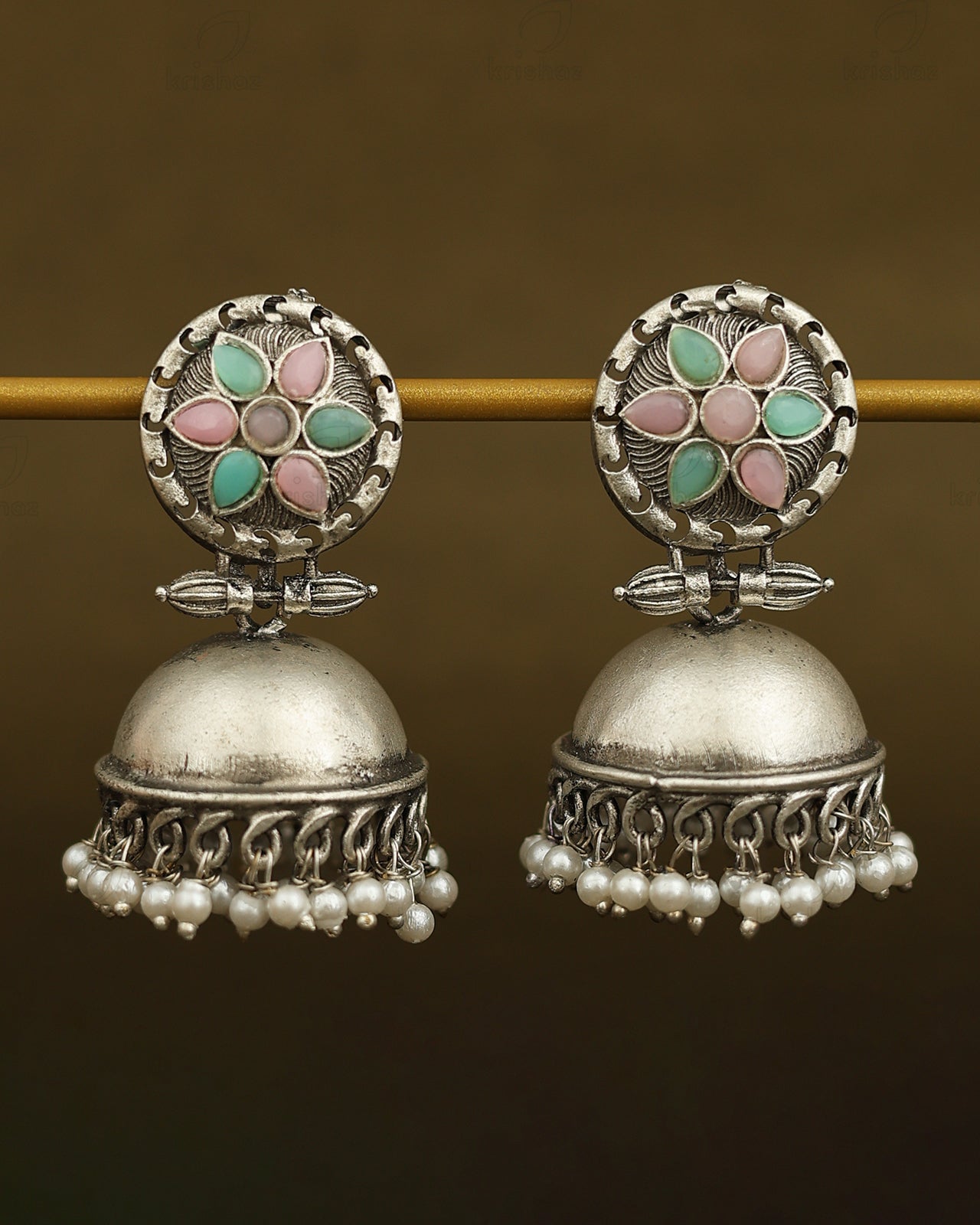 Bhavya Jhumki Earrings