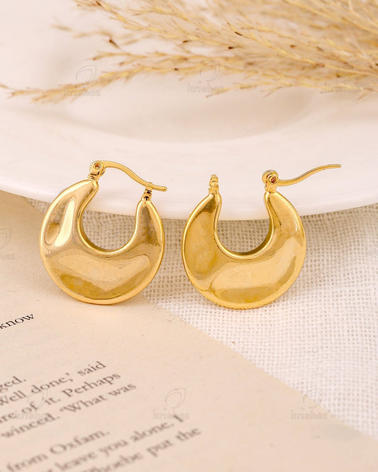 Alfreda Fashionable Hoop Earrings