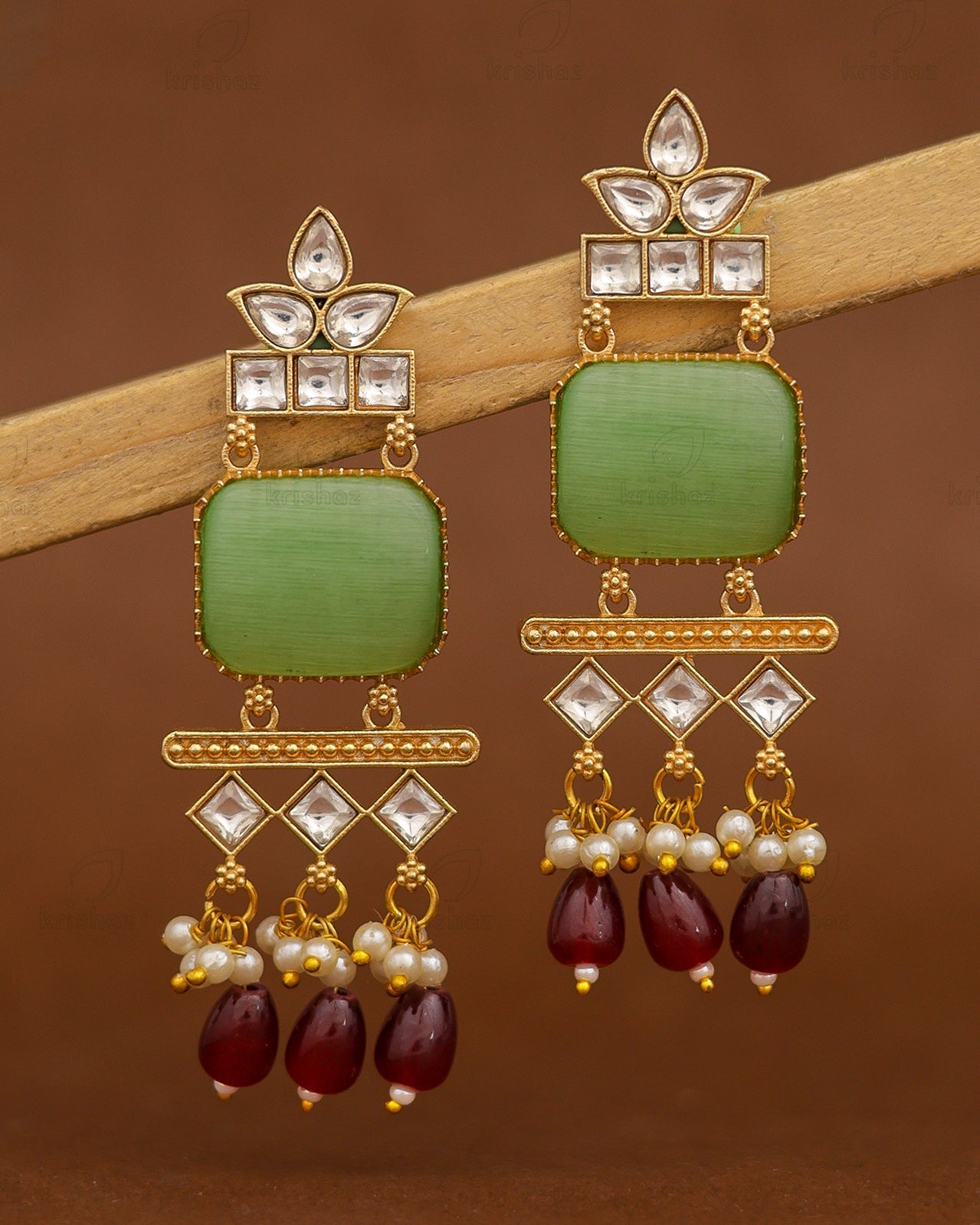 Bhavani Premium Gold Danglers