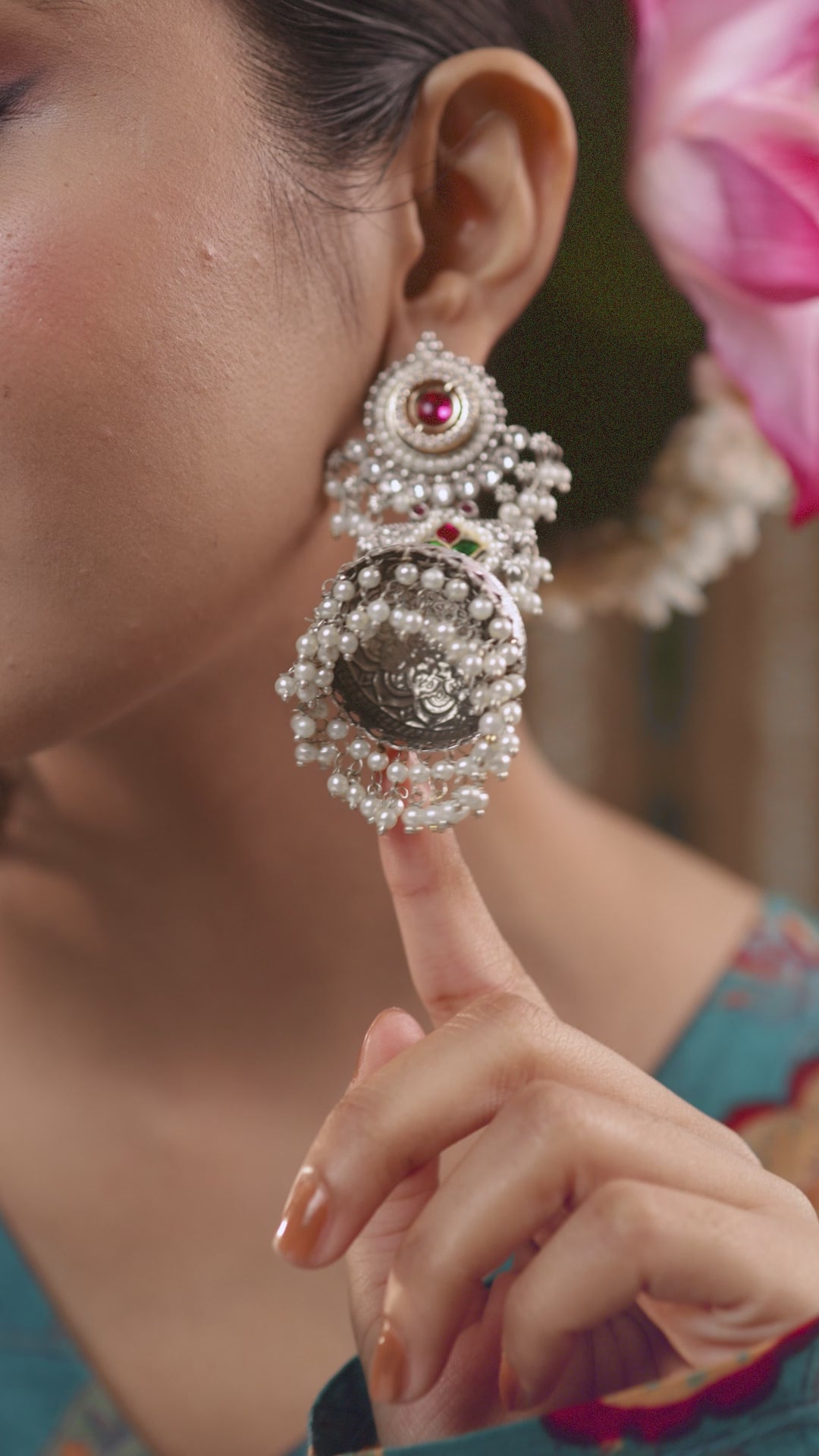 Sreeja Premium Jhumki Earrings