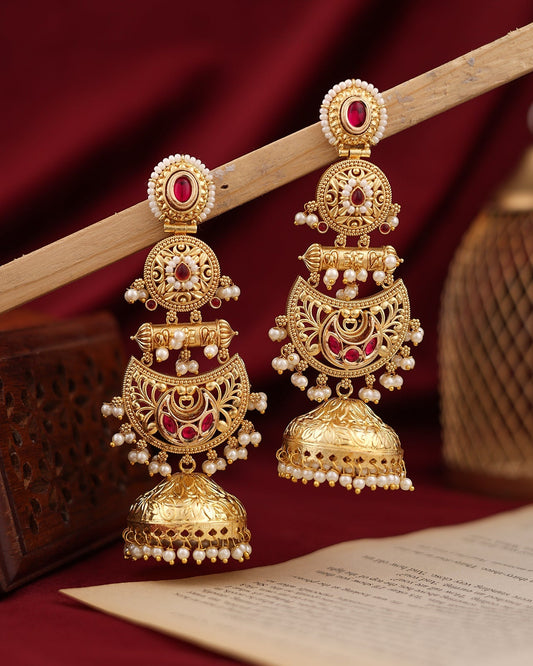 Falguni Premium Gold Jhumki