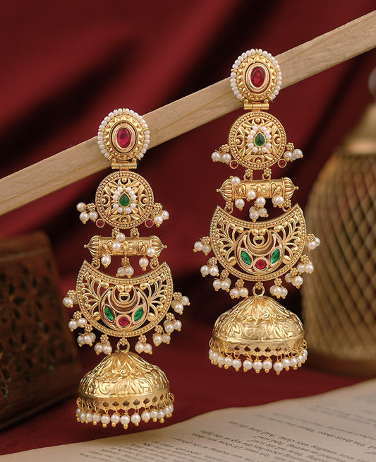 Falguni Premium Gold Jhumki