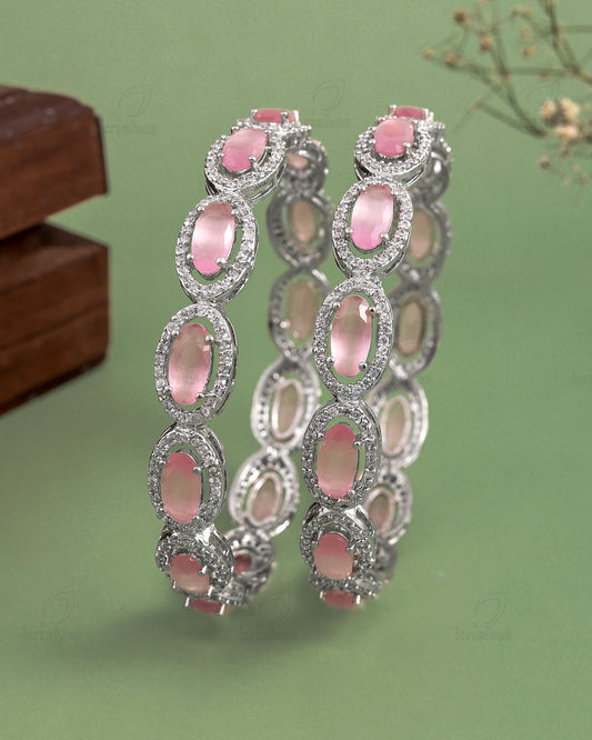 Sky Pair Of Cz Bangles