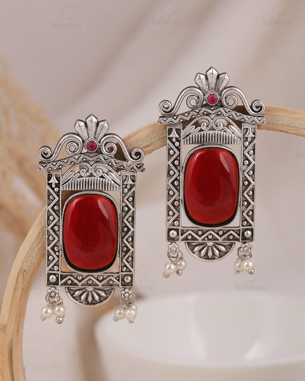 Darpan Stud Earrings