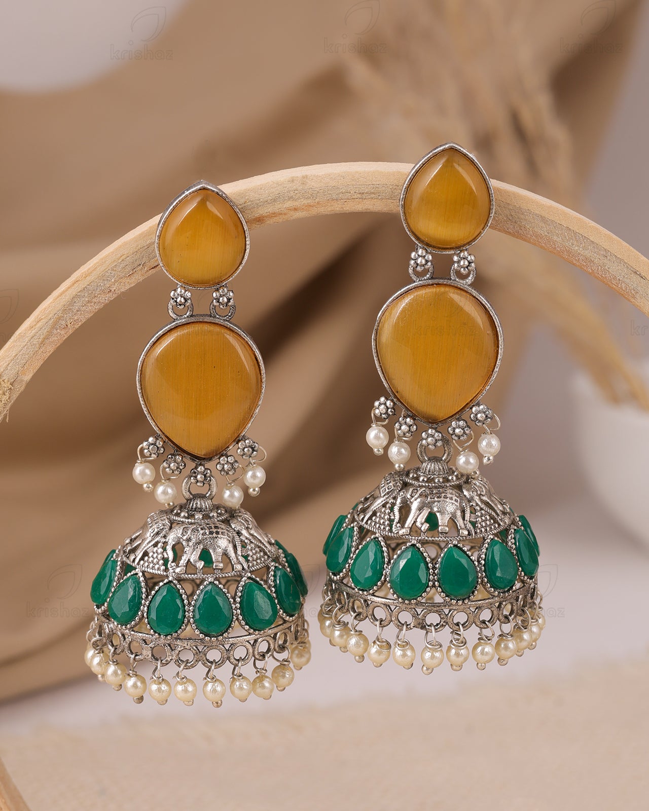 Pragati Jhumki Earrings