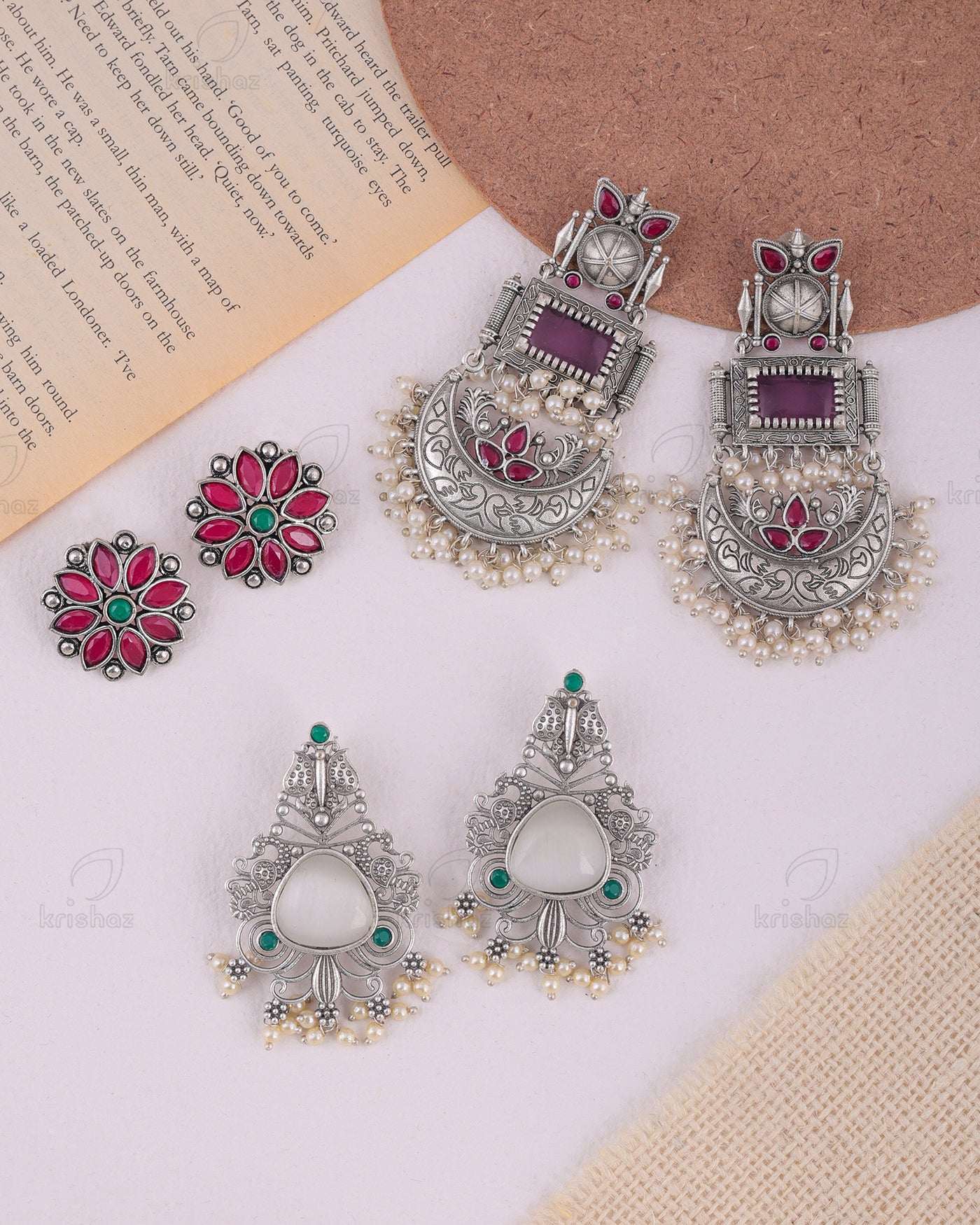 Namrita Combo Earring Set - wxo