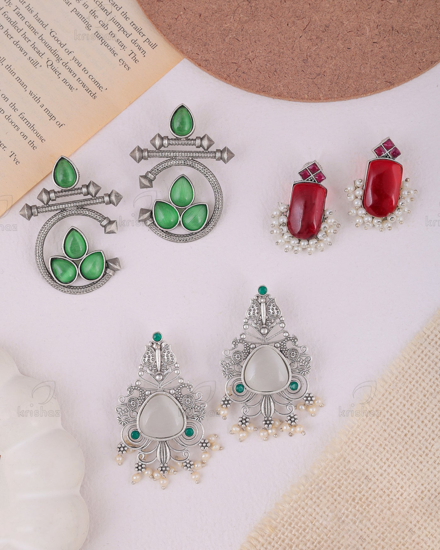 Parth Combo Earring Set - wxo