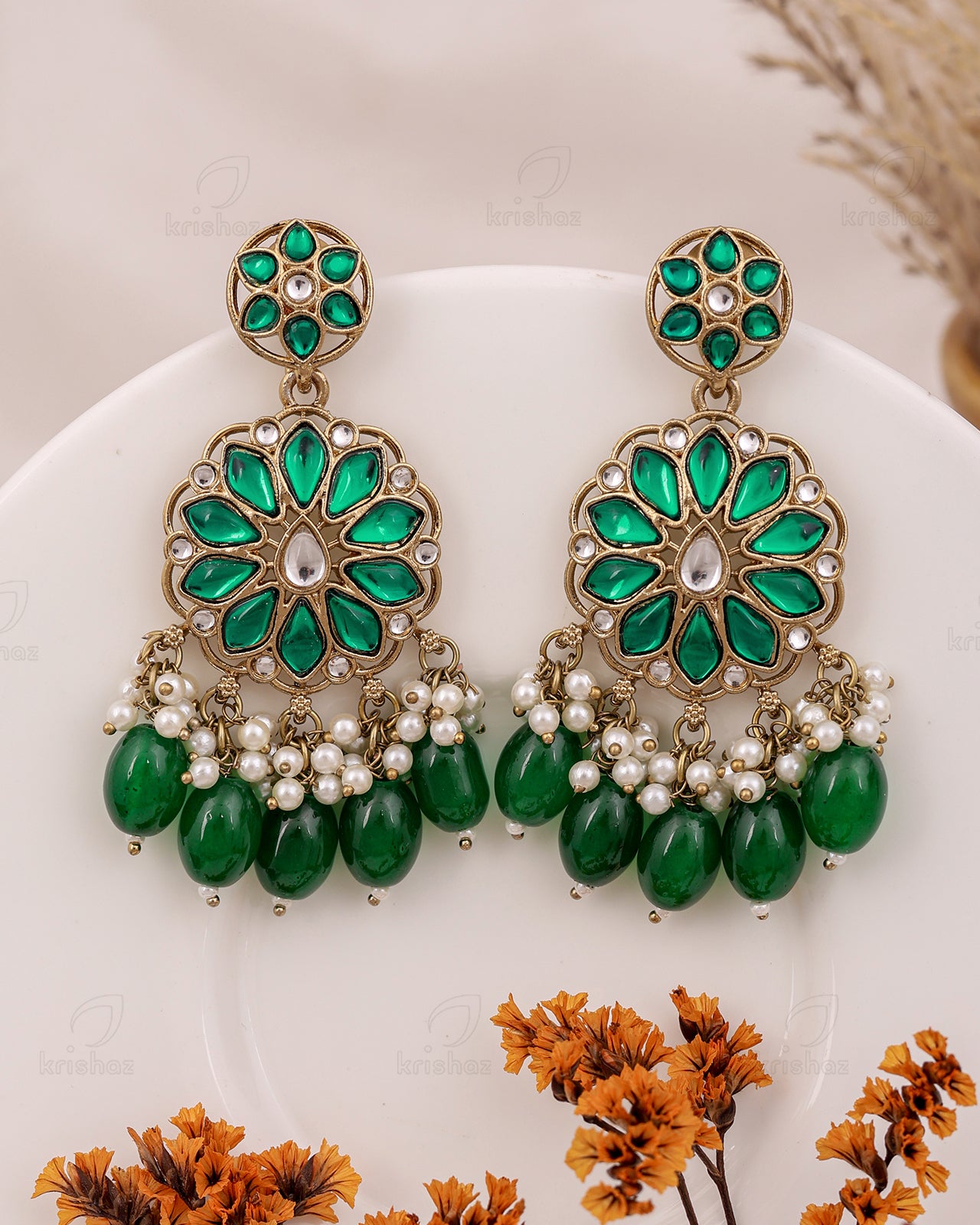 Krupa Kundan Danglers-M