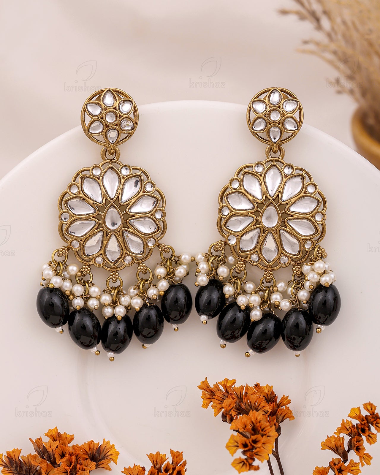 Krupa Kundan Danglers-M