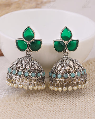 Mayuksh Jhumki Earrings - wxo