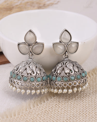 Mayuksh Jhumki Earrings - wxo