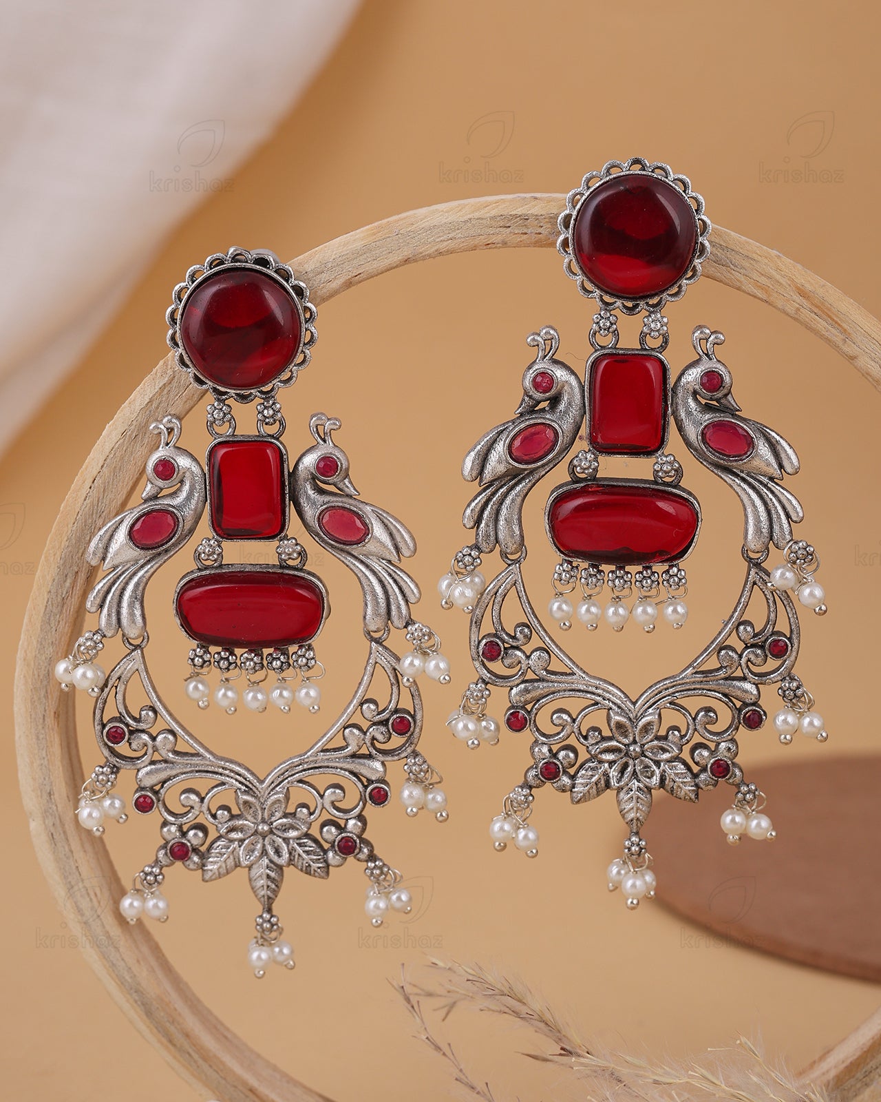 Pushpa Dangler Earrings