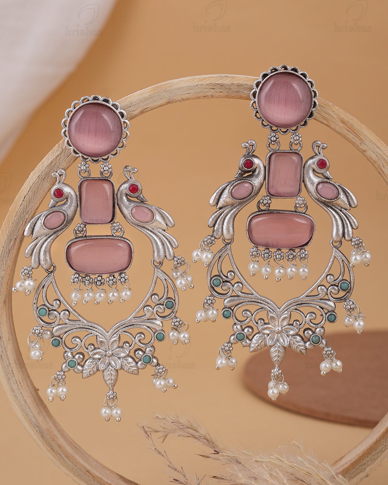 Pushpa Dangler Earrings